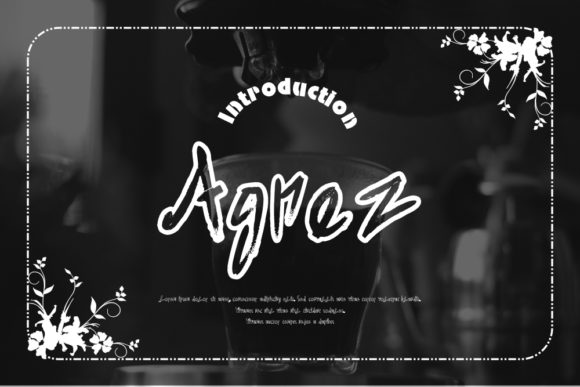 Agnez Typeface: A Handwritten Brush Font for Authentic Brand Identity