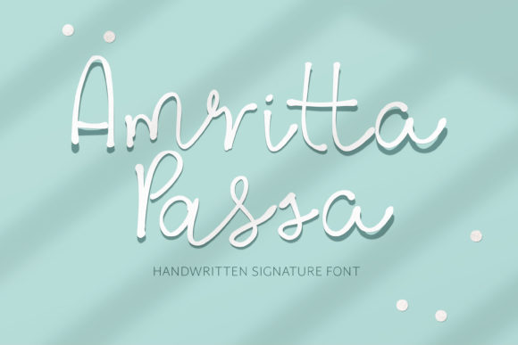 Amritta Passa: The Handwritten Typeface for Authentic Campaign Design