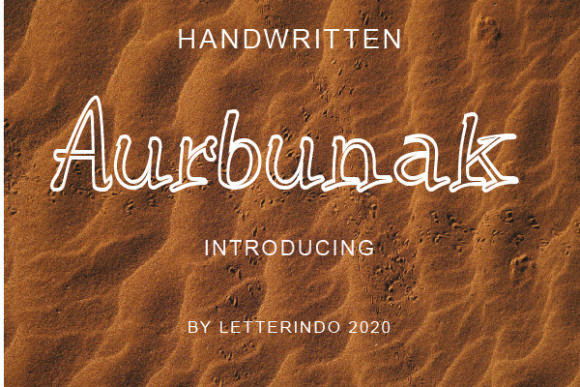 Aurbunak: The Handwritten Typeface That Elevates Your Brand Identity