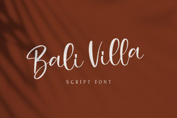 Bali Villa Typeface: A Designer’s Take on Elegant Script Branding
