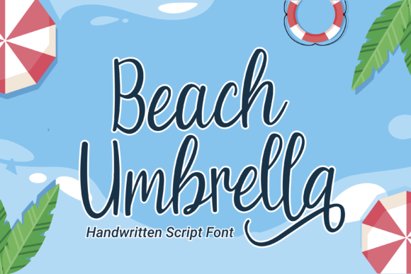 Beach Umbrella: A Handwritten Font for Approachable Brand Identity