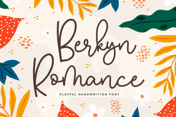 Berkyn Romance: A Modern Script Font for Elegant Web Design