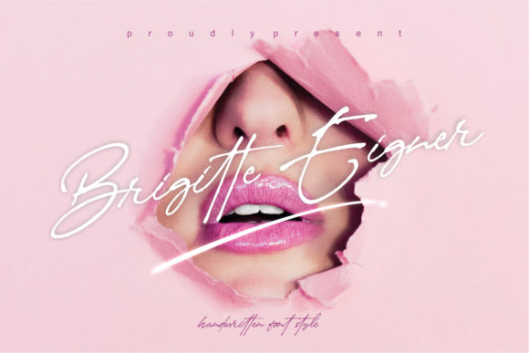 Brigitte Eigner: A Handwritten Typeface for Elegant Web Design