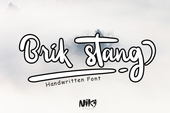 Brik Stang: A Handwritten Typeface for Authentic Brand Storytelling