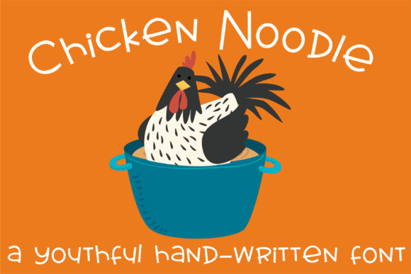 Chicken Noodle Typeface: A Playful Script for Editorial Design