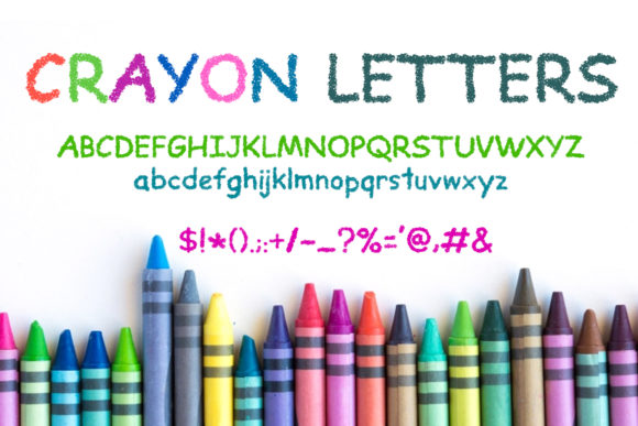 Crayon Letters: A Handwritten Typeface for Warm Editorial Design