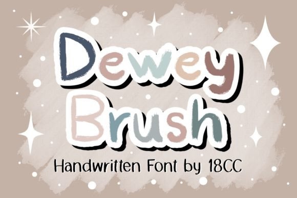 Dewey Brush: The Handwritten Font for Authentic Brand Identity