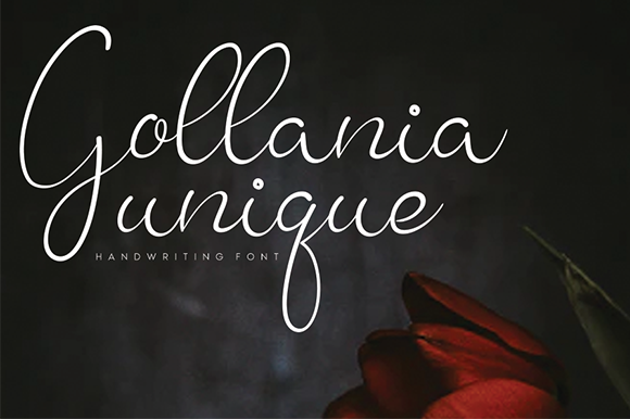 Gollania: A Handwritten Typeface for Editorial Design