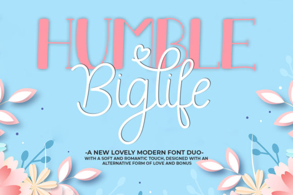 Humble Biglife Duo: A Handwritten Font for Modern Web Design