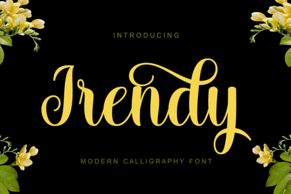 Irendy: A Sophisticated Script Font for Modern Web Design