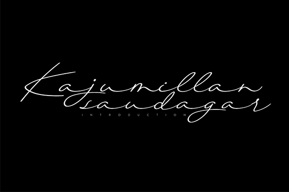 Kajumillan Saudagar: A Timeless Handwritten Typeface for Elegant Brand Identity