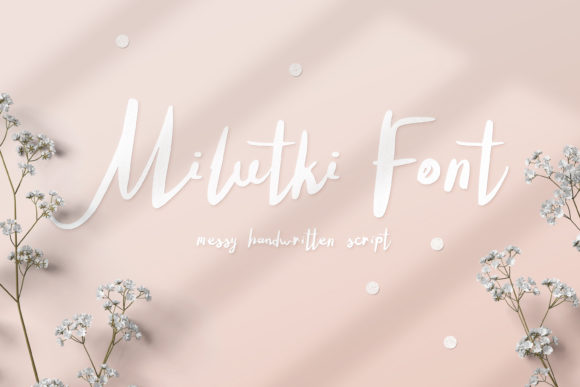 Milutki: A Relaxed Handwritten Typeface for Authentic Brand Identities