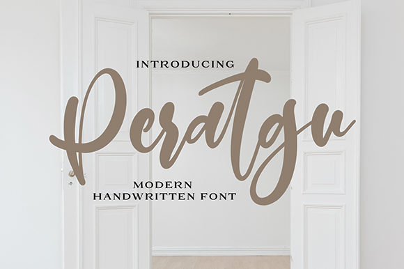 Peratgu: A Handwritten Typeface for Editorial Design