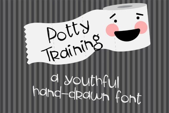 Potty Training: A Quirky Handwritten Font for Playful Web Design