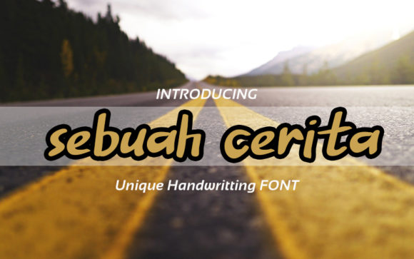Sebuah Cerita: The Handwritten Font That Elevates Small Business Branding