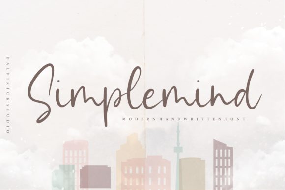 Simplemind: A Handwritten Font for Elegant Editorial Design