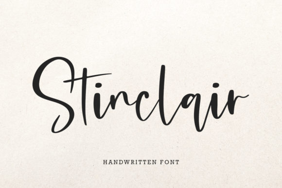 Stinclair: A Playful Handwritten Typeface for Editorial Design