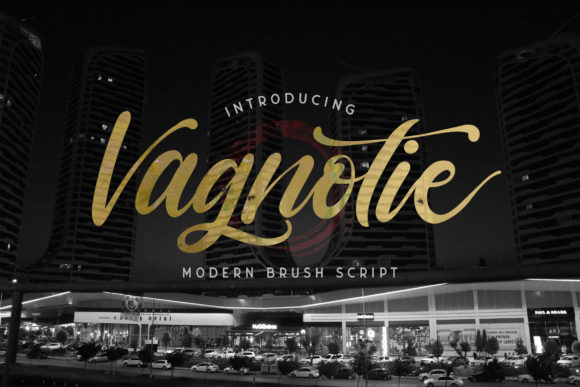 Vagnotie: A Modern Script Font for Digital Brand Identity