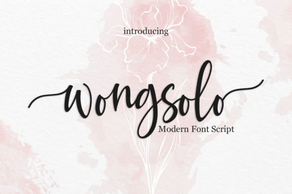 Wongsolo: The Handwritten Typeface for Elegant Digital Branding