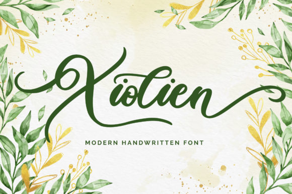 Xiolien: Elevating Digital Brand Identity with Elegant Script Typography